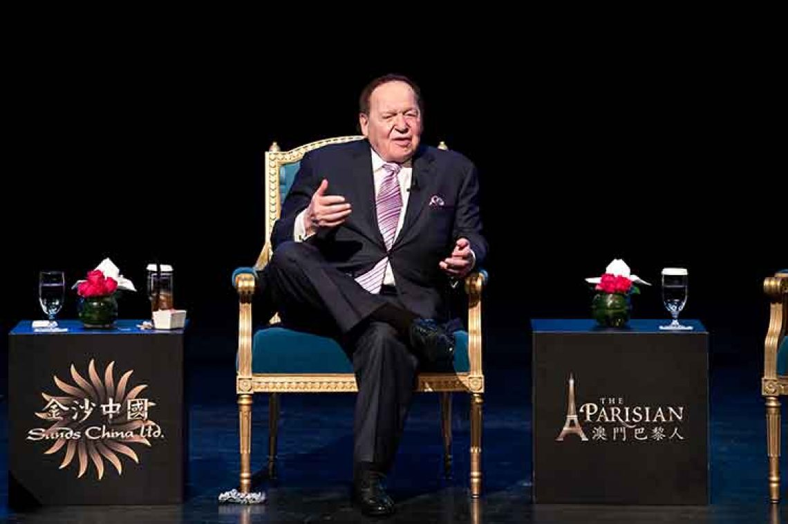 Adelson on Second Leave for Cancer Treatment