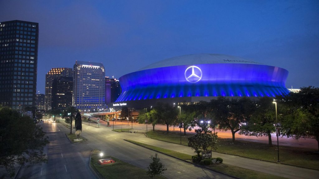 The New Orleans Superdome Mercedes-Benz